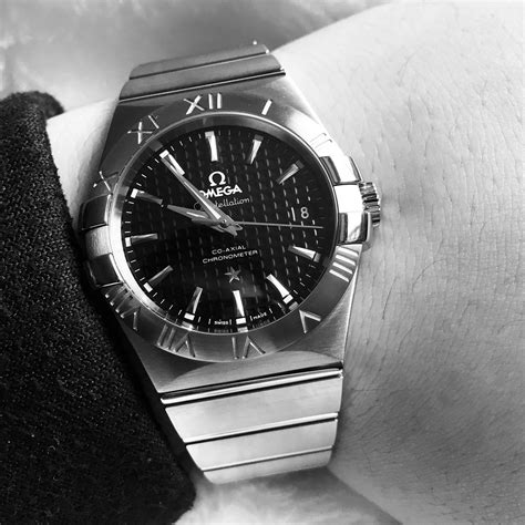 omega constellation 35mm on wrist|omega 36mm review.